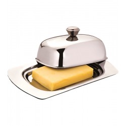 Manteigueira 19x13cm Aço Inox